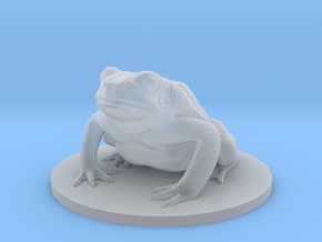 Giant Toad in Clear Ultra Fine Detail Plastic