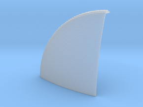 Apollo CM Heat Shield 1 in Clear Ultra Fine Detail Plastic