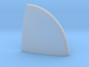 Apollo CM Heat Shield 2 in Clear Ultra Fine Detail Plastic