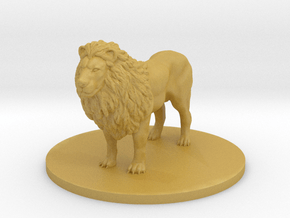 Lion in Tan Fine Detail Plastic