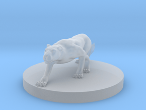 Panther in Clear Ultra Fine Detail Plastic