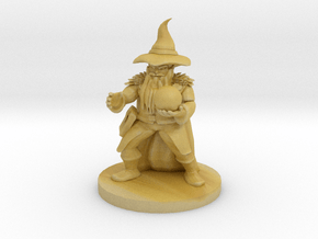 Dwarf Wizard in Tan Fine Detail Plastic