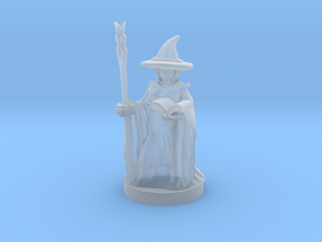 Gnome Female Wizard in Clear Ultra Fine Detail Plastic