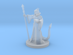Tiefling Mage Male in Clear Ultra Fine Detail Plastic