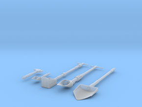 Moon Tools 1:6 Scale in Clear Ultra Fine Detail Plastic
