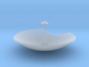 Apollo SM HGA Dish 1:20 Solid in Clear Ultra Fine Detail Plastic