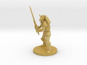 Dragonborn Great Weapon Fighter in Tan Fine Detail Plastic