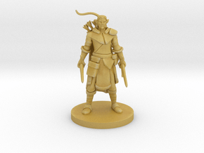 Elf Male Two Sword Ranger in Tan Fine Detail Plastic