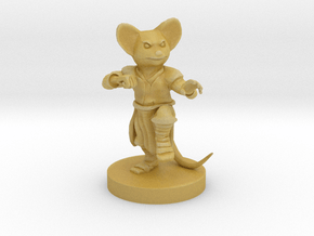 Mousefolk Monk in Tan Fine Detail Plastic
