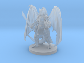 Tiefling Warlock 2 in Clear Ultra Fine Detail Plastic