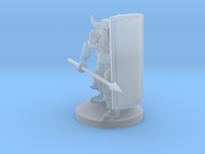 Tower Shield Paladin in Clear Ultra Fine Detail Plastic