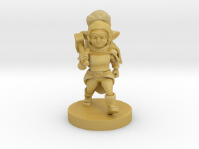 Halfling Female Cleric in Tan Fine Detail Plastic