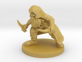 Dwarf Rogue in Tan Fine Detail Plastic