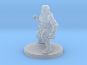 Dwarf Monk 2 in Clear Ultra Fine Detail Plastic