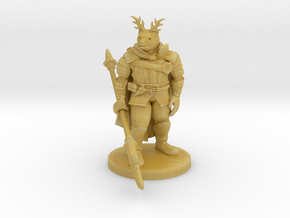 Were Bear Knight with Antlers in Tan Fine Detail Plastic