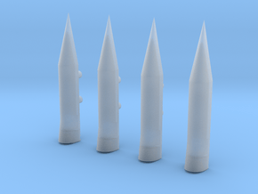 Saturn V 1:72 Interstage Ullage Rockets (4-Pack) in Clear Ultra Fine Detail Plastic