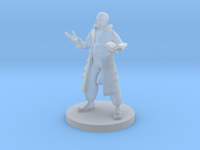 Human Wizard with Pot Belly in Clear Ultra Fine Detail Plastic