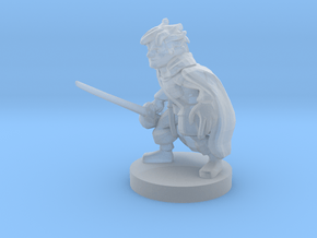 Gnome Arcane Trickester Rogue in Clear Ultra Fine Detail Plastic