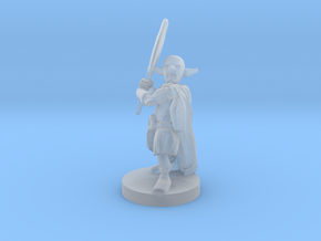 Deep Gnome Axe  Barbarian in Clear Ultra Fine Detail Plastic