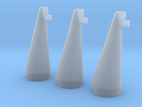 Proton Nose Cones- BT-20 in Clear Ultra Fine Detail Plastic