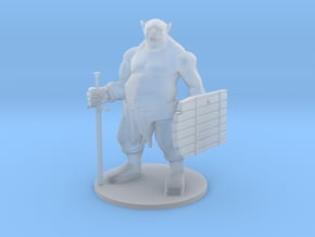 The Heroic Ogre in Clear Ultra Fine Detail Plastic