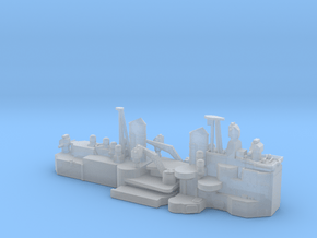 1/600 HMS Vanguard superstructure in Clear Ultra Fine Detail Plastic