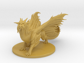 Young Gold Dragon in Tan Fine Detail Plastic