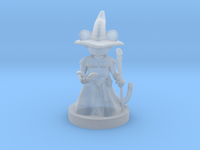Mousefolk Mage in Clear Ultra Fine Detail Plastic