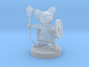 Mousefolk Cleric in Clear Ultra Fine Detail Plastic