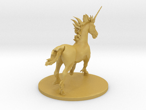 Unicorn in Tan Fine Detail Plastic