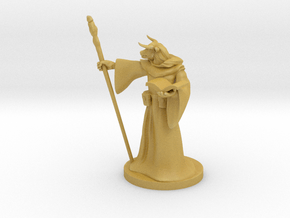 Minotaur Wizard in Tan Fine Detail Plastic
