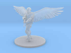 Saint Michael, Archangel of the Airborne in Clear Ultra Fine Detail Plastic
