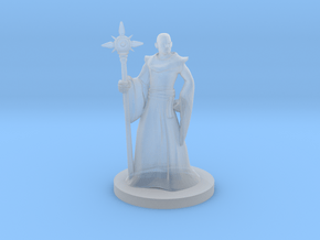 Human Evocation Wizard in Clear Ultra Fine Detail Plastic