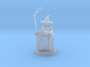 Halfling Divination Wizard in Clear Ultra Fine Detail Plastic