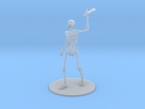 Giant Skeleton in Clear Ultra Fine Detail Plastic