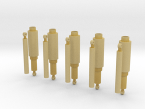 Crawler Outboard Cylinder 1:72 in Tan Fine Detail Plastic