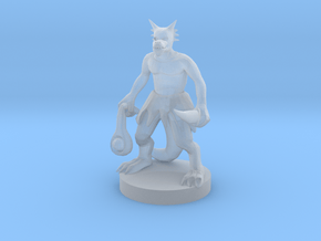 Kobold with a Sling in Clear Ultra Fine Detail Plastic