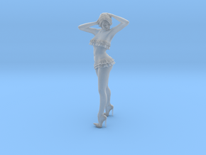 1/15 scale nose-art striptease dancer figure A x 1 in Clear Ultra Fine Detail Plastic