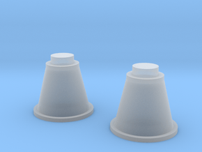 FSS Details Dryer Cone- 2 Pack in Clear Ultra Fine Detail Plastic