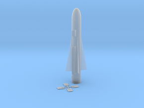 1/18 scale Hughes AGM-65 Maverick missile x 1 in Clear Ultra Fine Detail Plastic