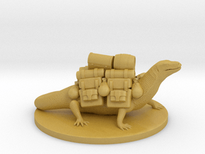 Giant Pack Lizard in Tan Fine Detail Plastic