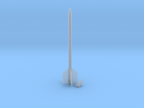 1/18 scale Raytheon AIM-9L Sidewinder missile x 1 in Clear Ultra Fine Detail Plastic