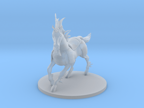 Armored Unicorn Mount in Clear Ultra Fine Detail Plastic