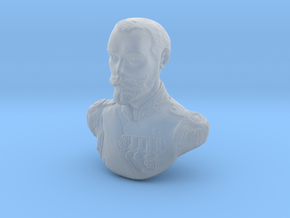 1/9 scale Tsar Nicholas II Emperor of Russia bust in Clear Ultra Fine Detail Plastic