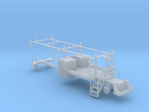 MOW Rail Truck For A Four Door Cab 1-87 HO Scale  in Clear Ultra Fine Detail Plastic
