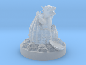 Baby Dragonborn in Clear Ultra Fine Detail Plastic
