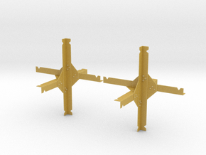 1/15 scale WWII hedgehog anti-tank obstacles x 2 in Tan Fine Detail Plastic