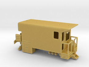 MOW Rail Detection Truck With Details 1-87 HO Scal in Tan Fine Detail Plastic