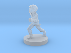 Child Male Running in Clear Ultra Fine Detail Plastic