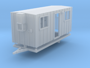 Construction Trailer 1-87 HO Scale FUD in Clear Ultra Fine Detail Plastic